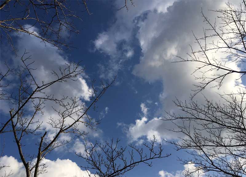 車山山頂の雲