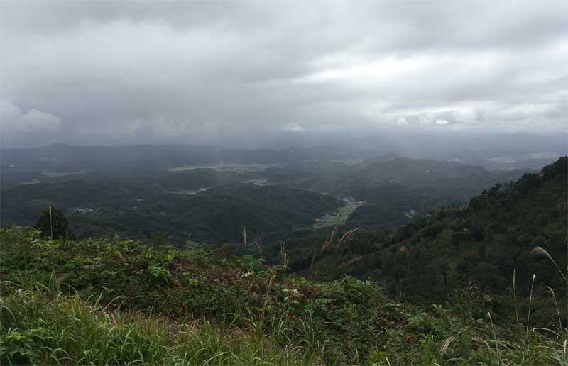 八十山から奥出雲方面