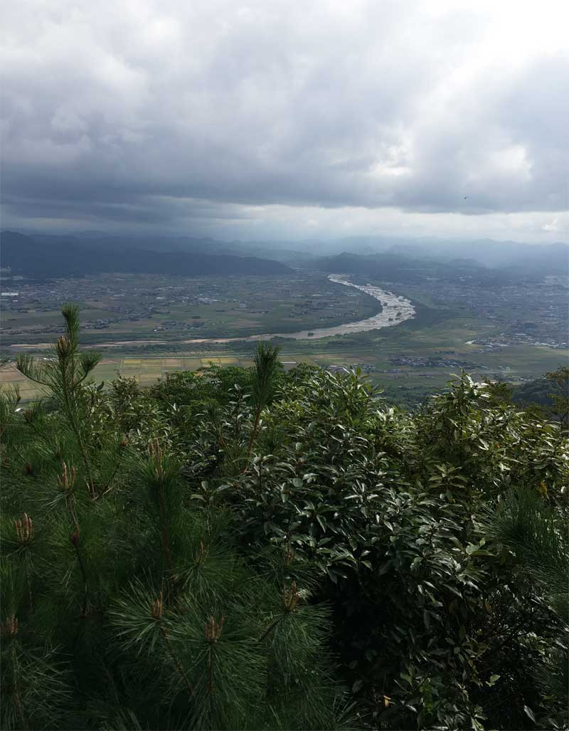 旅伏山展望台より出雲平野