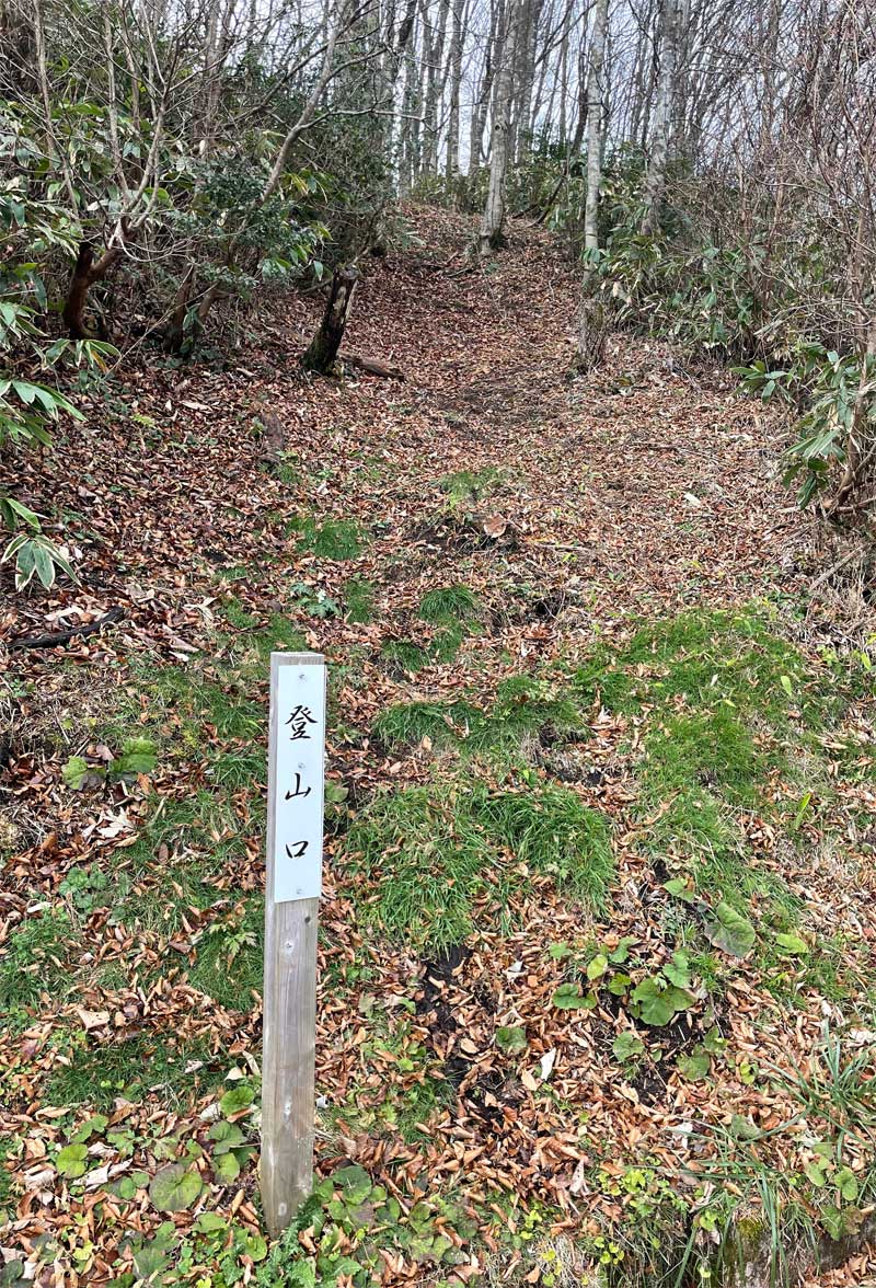 大万木山登山口