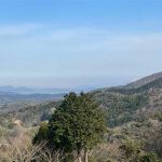 出雲から大山を眺める